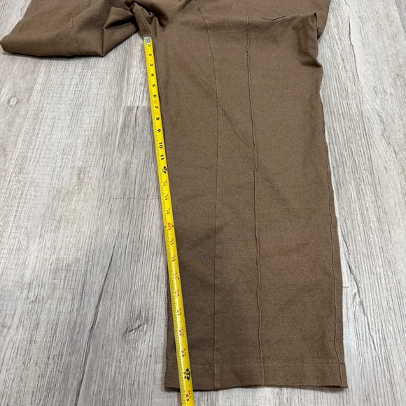 EXLURA JP052 Womens Brown Sleeveless Jumpsuit Wide Leg Casual Pockets Size L - Picture 7 of 12